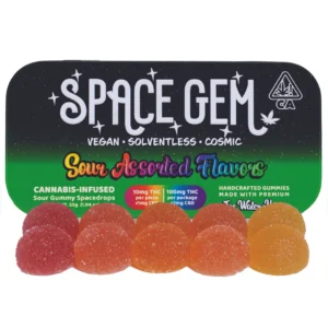 space gems assorted flavors 100mg thc
