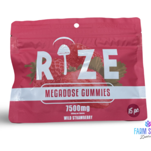 Rize Megadose gummies Wild Starwberry 7500mg 15pc 500mg per gummy