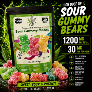 High Dose GP Gummy Bears 1200mg total 30mg per piece